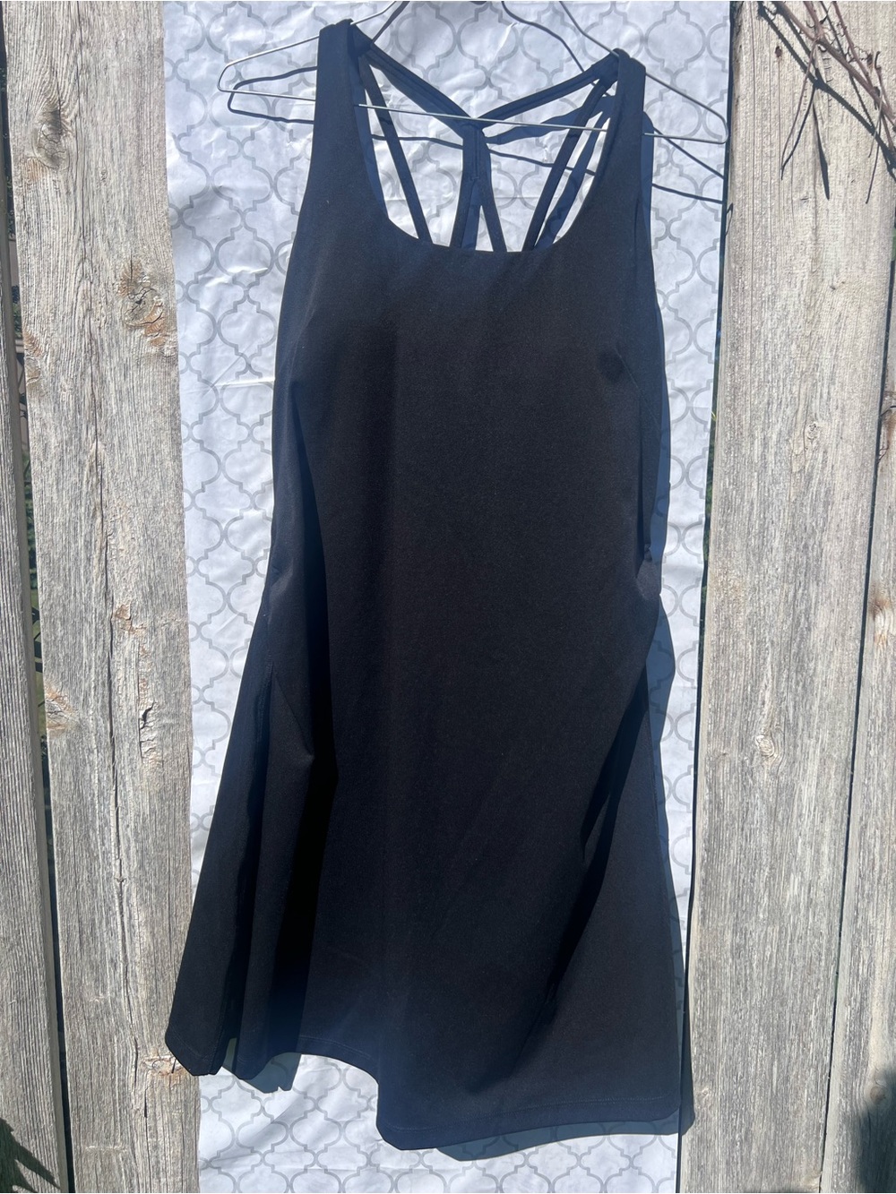Black Strappy maternity tennis dress size L